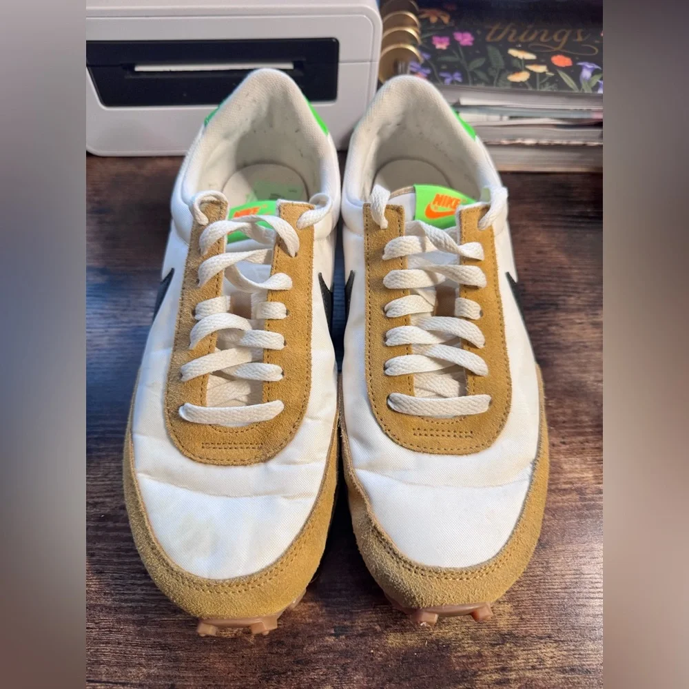 Nike Day Break Wheat Lime Black Sneakers Size 9 - Picture 12 of 14